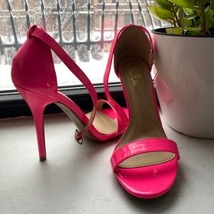 Neon Pink Heels Lulus